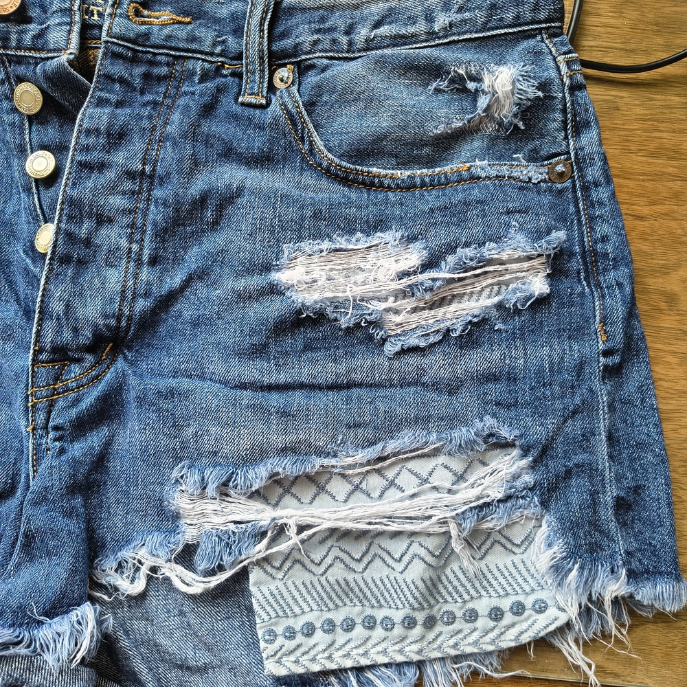 American Eagle Blue Denim Shorts